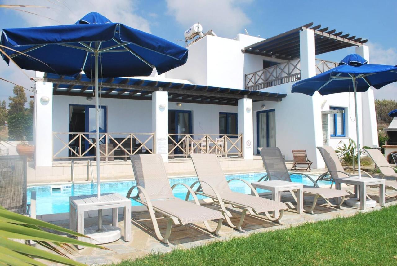 Sea Front Villa, Heated Private Pool, Amazing Location Paphos 323 Кисонерга Екстериор снимка